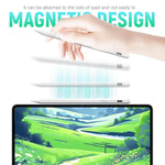 Verilux® Tablet Stylus Pen with 4 Tips, Universal Stylus Pen for Issued after 2018 iOS & Android Tablets, USB Rechargeable Magnetic Tablet Stylus Pen for iPad -No Bluetooth No Palm Rejection Function-
