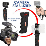 ZORBES® Camera Holder, 1/4" Universal Camera Hand Grip Stabilizer Support Mount for DSLR Camera Camcorder Smartphone GoPro Action Camera Led Video Light, Camera Holder for Video Shooting Videography