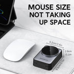 ZORBES® RBES Soporte de Carga Inalámbrico,15W Qi Estación de Carga Inalámbrica 3 en 1,Cargador Inalámbrico con Cable USB-C 1M,Compatible con