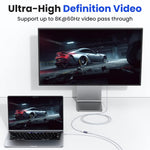 Verilux Type C Female to Female Adapter with 100W PD & 40Gbps Transfer | 8K Video Output