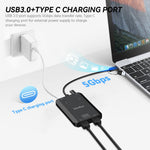 Verilux USB C Hub for Travel with PD 100W Charging and 4K@60Hz HDMI | USB 3.0 Port