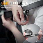 ZORBES® Car Emergency Window Breaker with Seat Belt Cutter 2 in 1 Car Window Breaker Safety Hammer Escape Tools Window Breaker Keychain Car Safety Tools Use