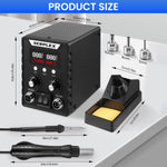 Serplex 700W 2-in-1 SMD Rework Hot Air Gun Soldering Station