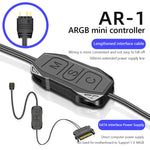 Zeitel® ARGB Controller 5V 3Pin RGB Controller for PC, Built-in Light Modes, SATA Power Supply Light Stripe Remote Controller, PC Modification ARGB Controller for ARGB Fans, ARGB Light Strips