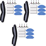 Verilux Replacement Accessories for Ecovacs Deebot U2 Pro with 10 PCS Kit | Includes Main Brush Filters and Mop Cloths