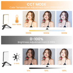 ZORBES® Rgb Lights For Photography, Camera Light, 360 Full Color Led Video Light, Cri95 Dimmable 2500K-9000K, 20 Light Effect Rechargeable Portable Light For Photography For Livestream Youtube Tiktok