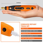 Verilux Mini Drill Kit for Craft Engraving and Polishing featuring 96 pcs and 3 speed control