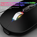 Verilux Wireless Mouse for Laptop with Dual Mode Bluetooth 5.0 and 500mAh Battery | Silent Ergonomic Design