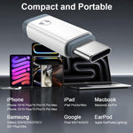 Verilux Light ning to Type C Converter for iPhone 16 15 with DAC Chip and Aluminum Alloy Shell