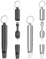 ZORBES® 2PCs 3-in-1 Cleaning Brush Mobile Phone Card pin Keychain sim Battery Compartment Multi-Function Cleaning Brush handset