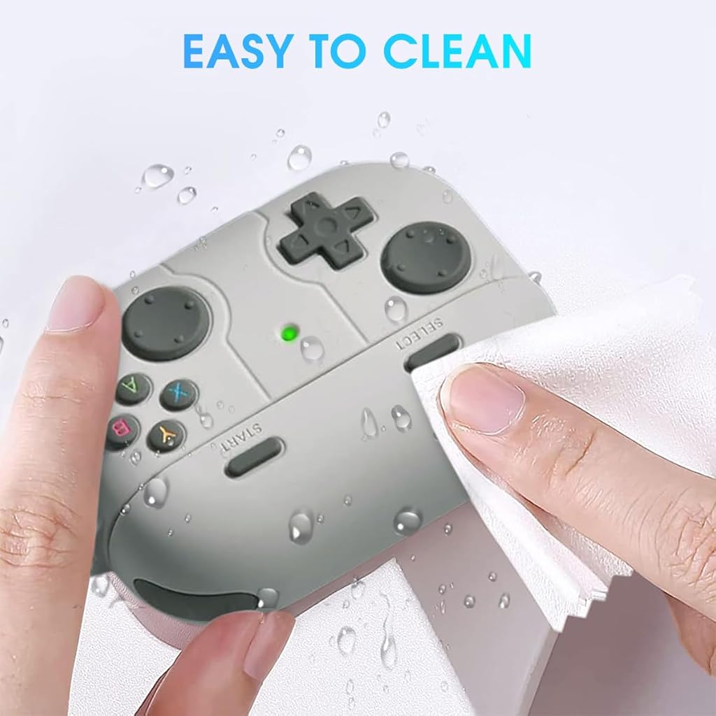 ZORBES® AirPod Pro Case Cover, Game Player Design Case for Airpods Pro 2nd Generation/1st Generation (2023/2022/2019), Funny Soft Silicone