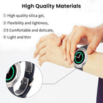ZORBES® Grey Sport Silicone Strap for Men and Women for Samsung Gear S2 R720/R730 Watch Belts Smart Watch Straps