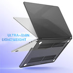 ZORBES® Laptop Case MacBook Transparent Laptop Case Fashion Cover Transparent Laptop Case Cover Compatible with MacBook Air M2 M2 2022 Air13 A2681