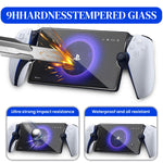 ZORBES® 2 Packs Screen Protector for Playstation Portal Remote Player 8 inch Tempered Glass 5 Handheld Ultra HD Anti-Scratch 3PCS