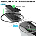 ZORBES® PS5 Slim Stand Vertical Stand for PS5/PS5 Slim /PS5 Pro Consoles, Non-Slip Base Mount for PlayStation 5 Accessories, Heat Dissipation Standfor PS5/PS5 Pro /PS5 Slim Console Stand