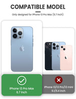 ZORBES® Phone Cover Case Compatible with iPhone 13 Pro Max(Only Phone Case)