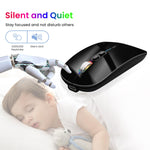 Verilux Wireless Mouse for Laptop with Dual Mode Bluetooth 5.0 and 500mAh Battery | Silent Ergonomic Design
