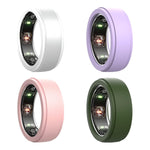 ZORBES® 4-Pack Silicone Smart Ring Covers, Protective Anti-Scratch Ring Protector Compatible with Samsung Galaxy Ring, Oura Ring & Ultrahuman Ring, Flexible Silicone Smart Ring Case (4 Colors)