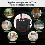 ZORBES® Rodent Repeller for Car 12V Ultrasonic Car Mouse Repeller Under Hood Car Rodent Repeller with Strobe Light Animal Repeller Vehicle Mouse Repeller for Trucks, Van, RV