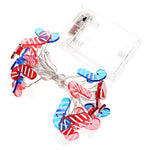 Verilux String Light for Christmas and Home Decoration with 2m 20 LEDs Copper Wire | Blue and Red