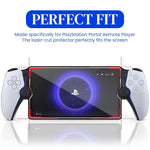 ZORBES® 2 Packs Screen Protector for Playstation Portal Remote Player 8 inch Tempered Glass for 5 Handheld Ultra HD Anti-Scratch 2PCS
