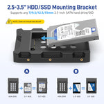 ZORBES SATA III Bracket | 6Gbps for 2.5-Inch HDD & SSD