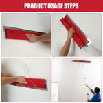 Serplex® 15.7 Inch/40cm Skimming Blade, Stainless Steel Drywall Skimming Blade Drywall Smooth Finish Tool for Drywall/Plaster/Wallboard, Drywall Smoothing Spatula for Wall Decoration Construction Tool