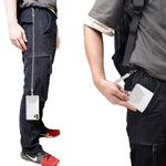 ZORBES® Phone Handstrap Phone Spring Hand Strap Set Quick Release Phone Handstrap Anti-Theft Retractable Phone Sling with 2 Self-Adhesive Inserts & Carabiner, Not Includes Phone Case, White