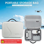 Verilux Carrying Case for DJI Mini 2 with Waterproof PU Shell and EVA Lining | Travel Storage Bag