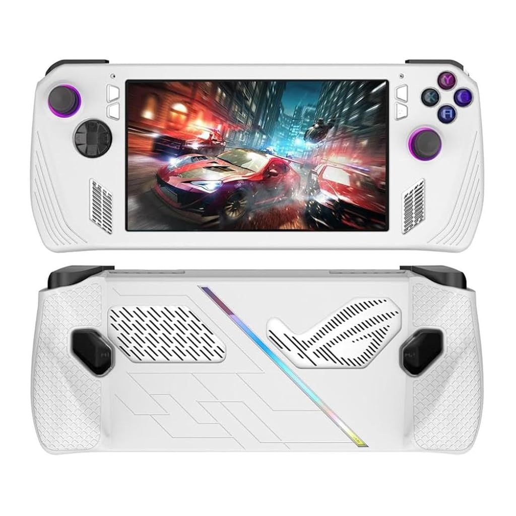 ZORBES® Case for Rog Ally Silicone Case Anti-Scratch Cover for Rog Ally Non-Slip Anti-Scratches Protective Cover for Rog Ally Protective Case Protector Game Console Skin Cover (No Rog Ally)