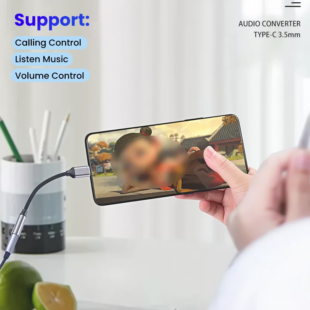 Verilux USB to 3.5mm Audio Adapter