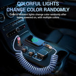 Verilux 4 in 1 Type C Phone Charging Cable with 240W PD | Extendable Spring Cord for Travel