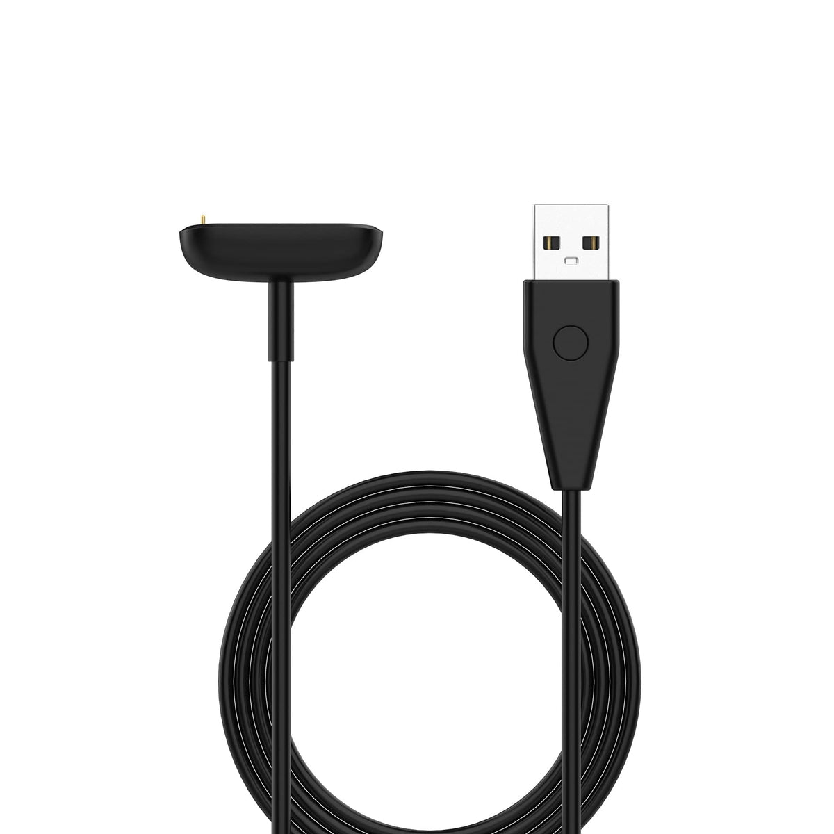 ZORBES® Compatible with Fitbit Charge 5/Charge 6/Luxe, 3.3ft PVC Charger Cord with Reset Button, USB-C to 2-Pin Magnetic Smart Watch Charging Cable Replacement