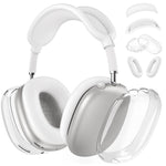 ZORBES® Compatible with Airpods Max Series, Headset Accessories Set, Clear Silicone Earpad Covers, Headset Bridge Cover & Ear Cup Protectors, Fashion Lightweight Headset for AirPods Max 2/1