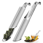 Zeitel® 2PCS Tea Infuser 304 Stainless Steel Tea Infuser Tea Strainer with Hook Tea Filter for Loose Tea, Chamomile, Green Tea Loose Leaves Fine Mesh Strainer for Teapots, Cups, Mugs