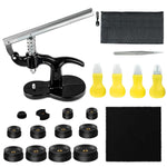 Serplex® Watch Press Tool Kit with Multiple Dies(18-50mm), Watch Back Case Closer and Crystal Press Set with Storage Case for Watch Repair and Maintenance, Watches Battery Replacement Tool Kit