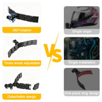 ZORBES® Helmet Chin Strap Mount for Hero 13/12/11/10/9/8/7/6/5, for SJCAM, for Insta 360