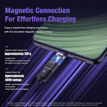 Verilux Type C to Type C Cable for Fast Charging with 240W PD3.1 Power | Magnetic Nylon Braided 3.9Ft Design