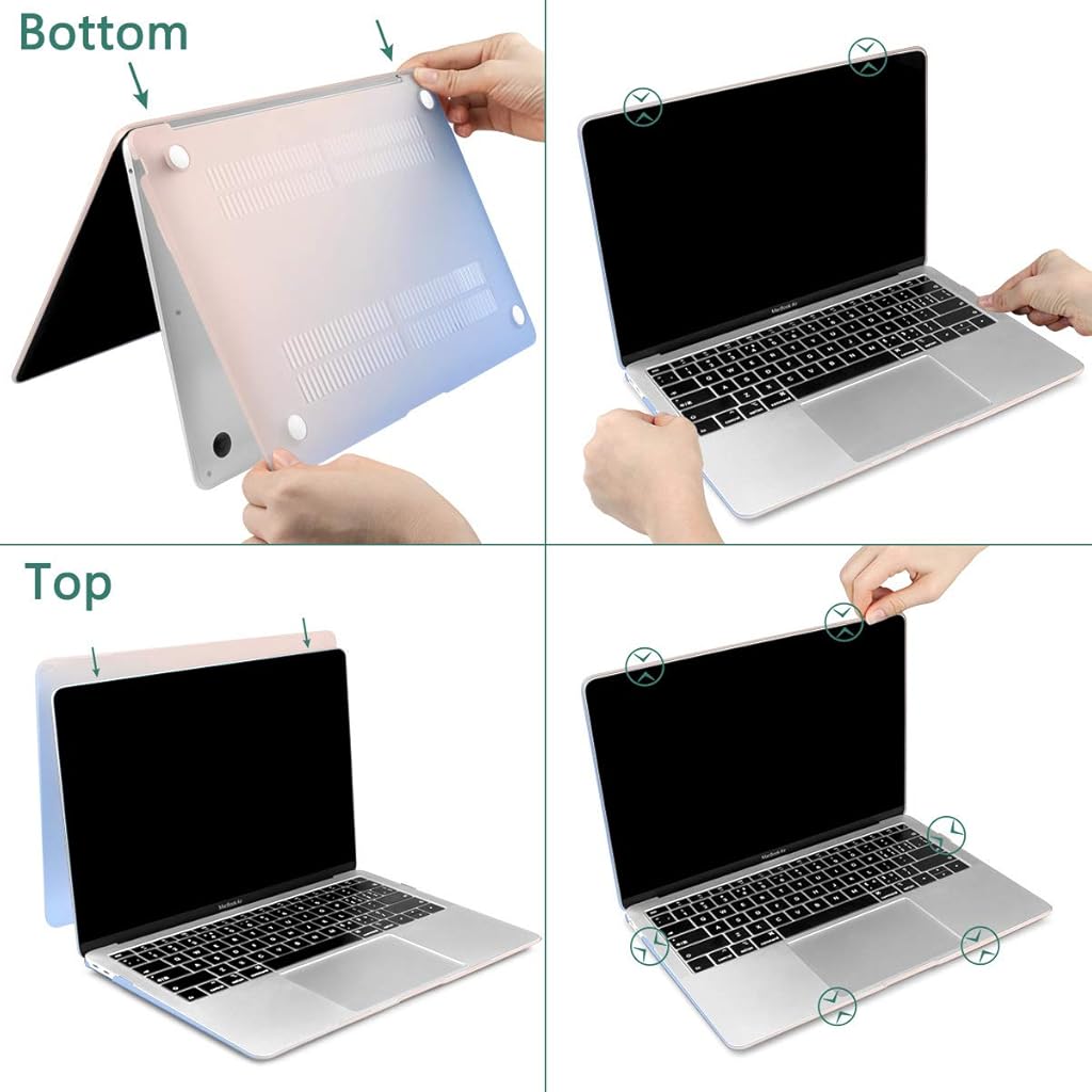 ZORBES® 13.3inch Waterproof Hardshell Protective case/Cover for MacBook Air M1 A2337 & A2179