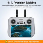 ZORBES® Case Cover for DJI Air 3 RC 2 Remote Controller, Non-Slip Protective Sleeve for Mini 4 Pro Accessories, Anti-Scratch, Shockproof, Dustproof, Flexible, Precise Fit, Easy Charging