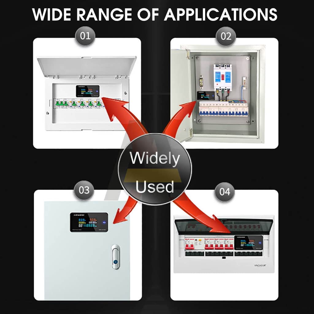 Verilux 7 in 1 AC 50-300V 100A Watt Energy Meter