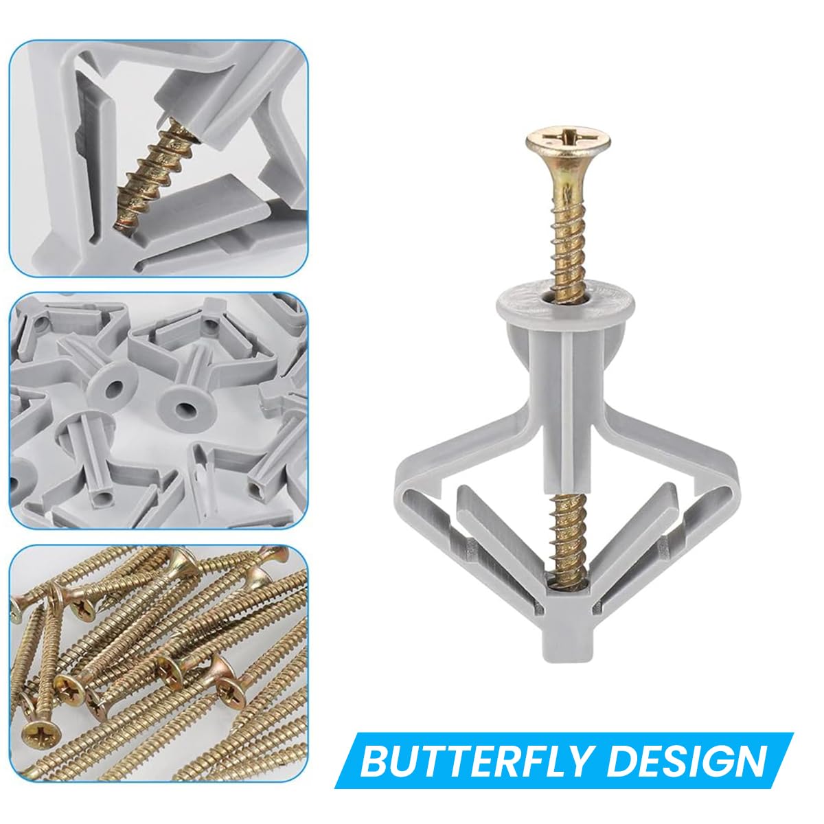 Serplex 50-Piece Drywall Anchor Kit
