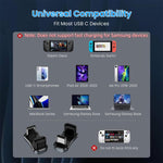 Verilux USB C Adapter for 4K@60Hz Display and 20Gbps Data | Zinc Alloy 140W PD Connector