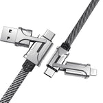 4 in 1 Charging Cable 1.2M (Grey)