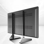 ZORBES® Carbon Steel TV Stand Legs 50kg Loading Capacity, Heavy Duty TV Base Feet for 30-50 Inch TVs, VESA Compatible Tabletop Stand Mount Legs for 200x100mm to 600x400mm, 2-Pack