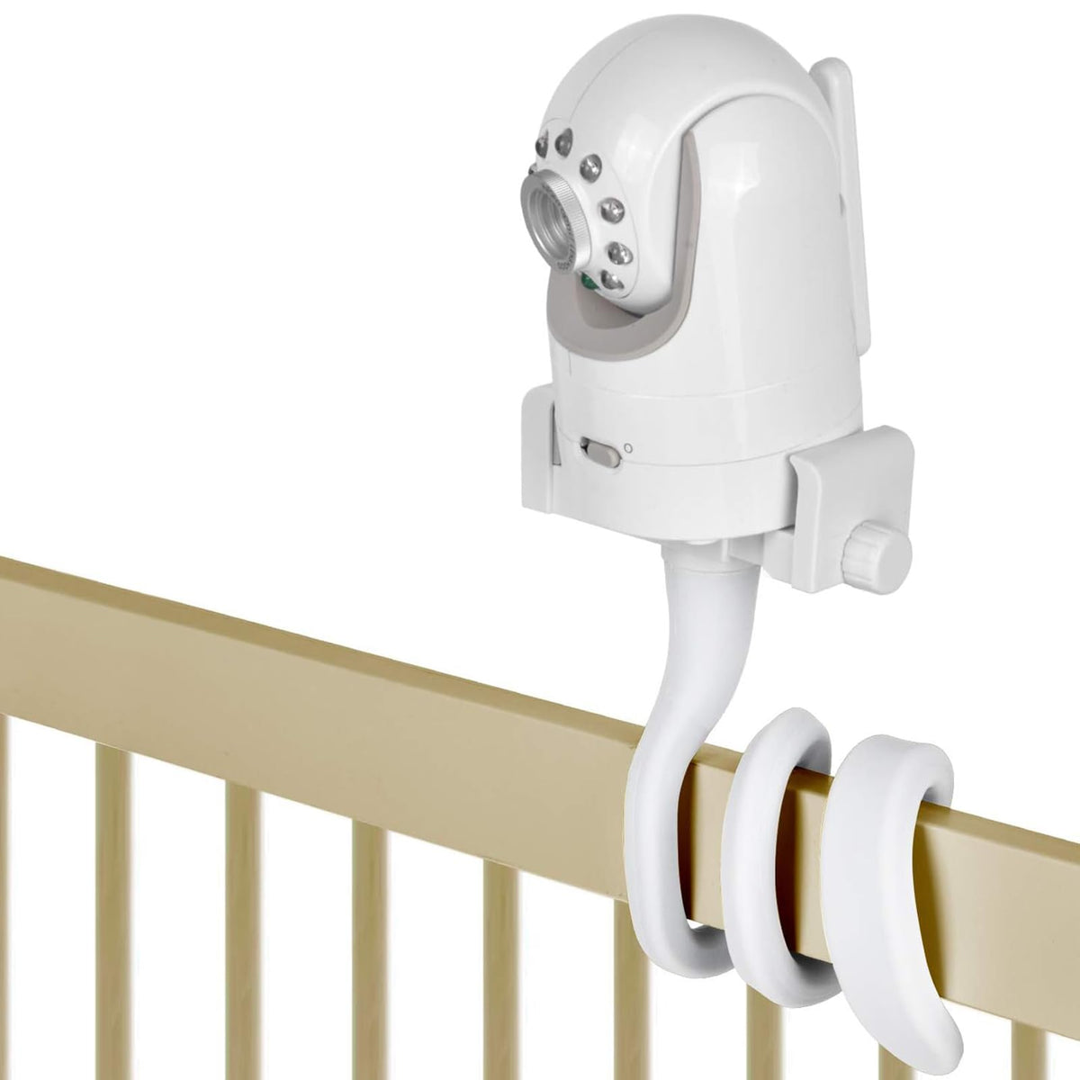 Zeitel® Baby Monitor Mount Universal Baby Security Camera Holder Baby Camera Holder Baby Monitor Shelf Baby Camera Crib Stand Compatible with Infant Optics DXR 8/DXR-8 Pro and Most Other Baby Monitors