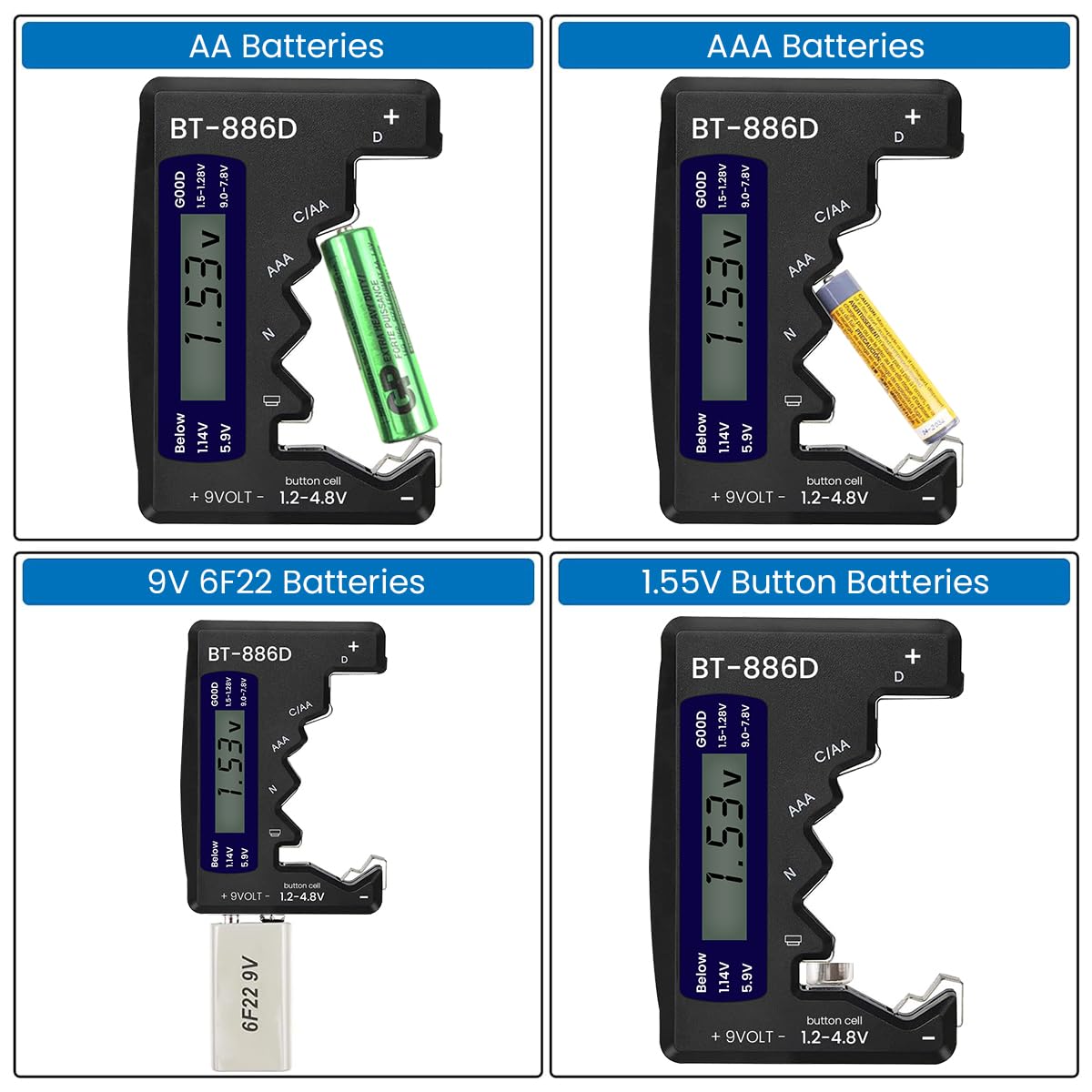 Serplex LCD Battery Capacity Tester