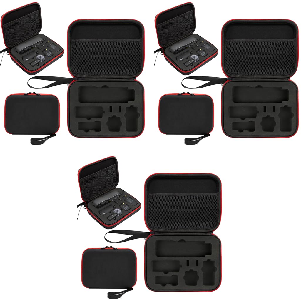 Verilux Carrying Case for DJI Osmo Pocket 3 Camera with Hand Strap and Polyurethane 3PCS
