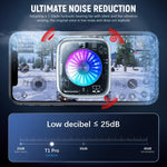 Verilux Phone Cooler for Gaming and Livestreaming with Magnetic Clips and LCD Display
