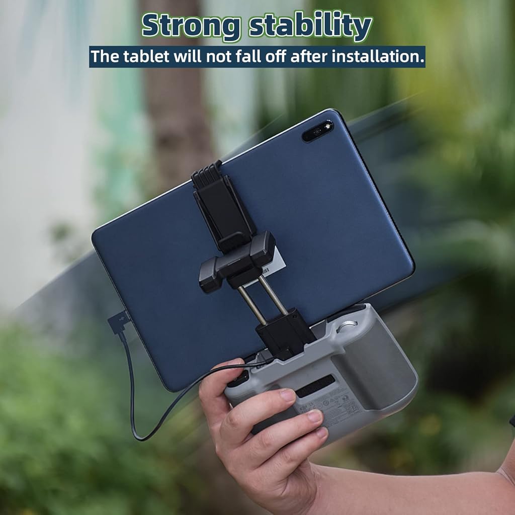 ZORBES® Tablet Holder Mount for DJI Neo, Mini 4K/4 Pro/ 3/3 Pro/ 2 SE/AIR 3/Mavic 3 Pro/Mavic Air 2S, Portable Adjustable Remote Controller Extended Bracket for iPad Mini/Air Accessories